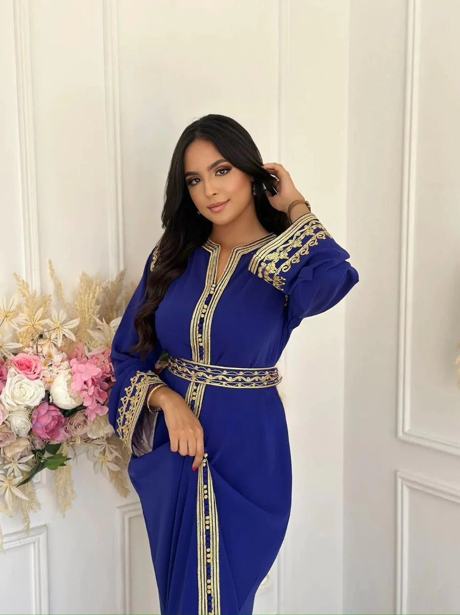 قفطان كوثر – قفطان مغربي مصنوع يدويًا – صورة المنتج 4