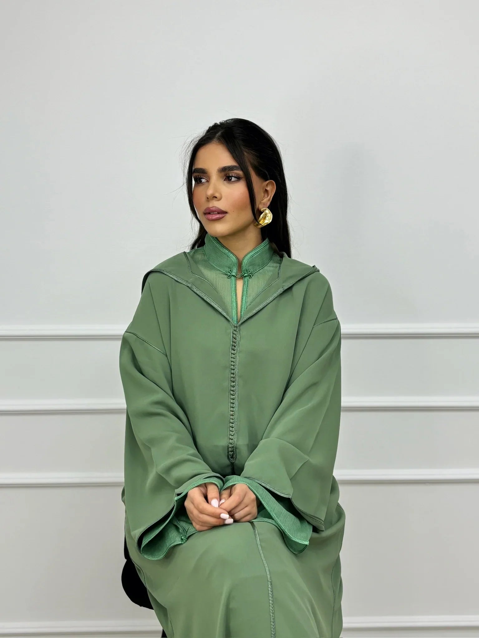 Wissal Djellaba – Casual Moroccan Tunic for Everyday Comfort