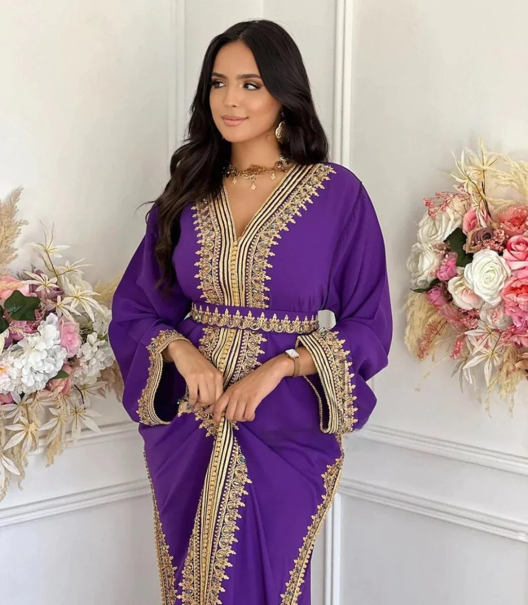 قفطان صباح – قفطان مغربي مصنوع يدويًا – صورة المنتج 4