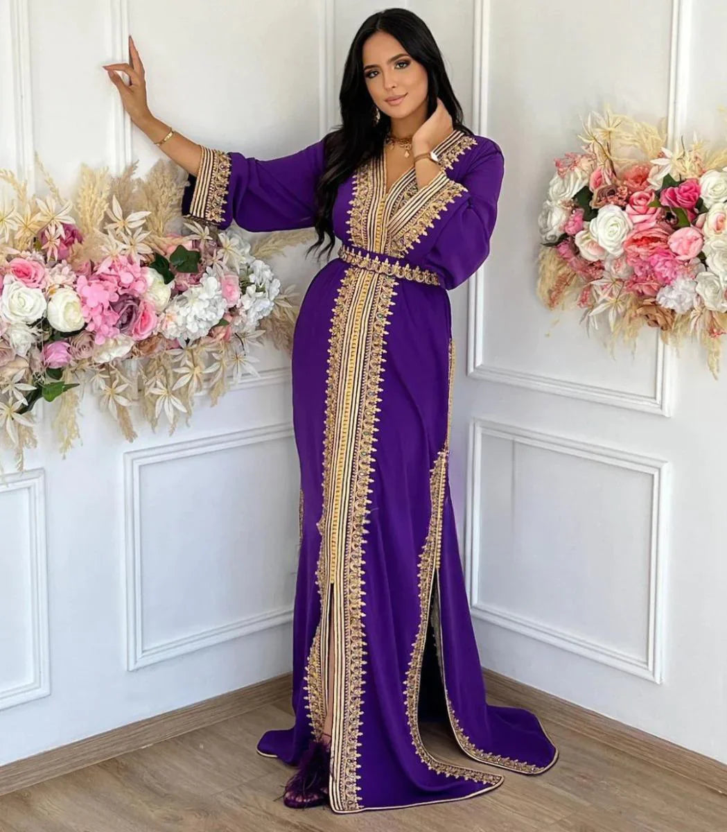 قفطان صباح – قفطان مغربي مصنوع يدويًا – صورة المنتج 5