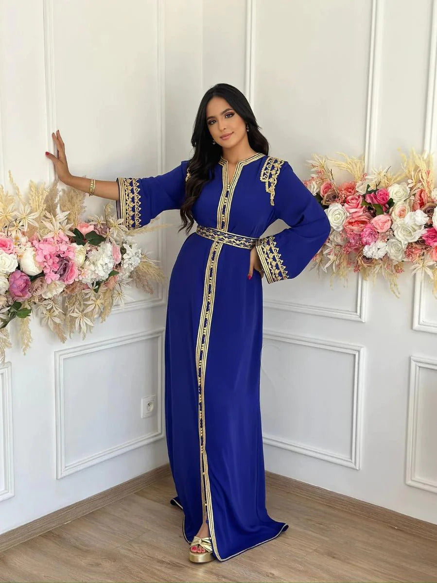قفطان كوثر – قفطان مغربي مصنوع يدويًا – صورة المنتج 3