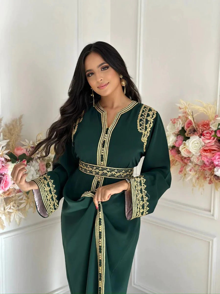 قفطان كوثر – قفطان مغربي مصنوع يدويًا – صورة المنتج 5