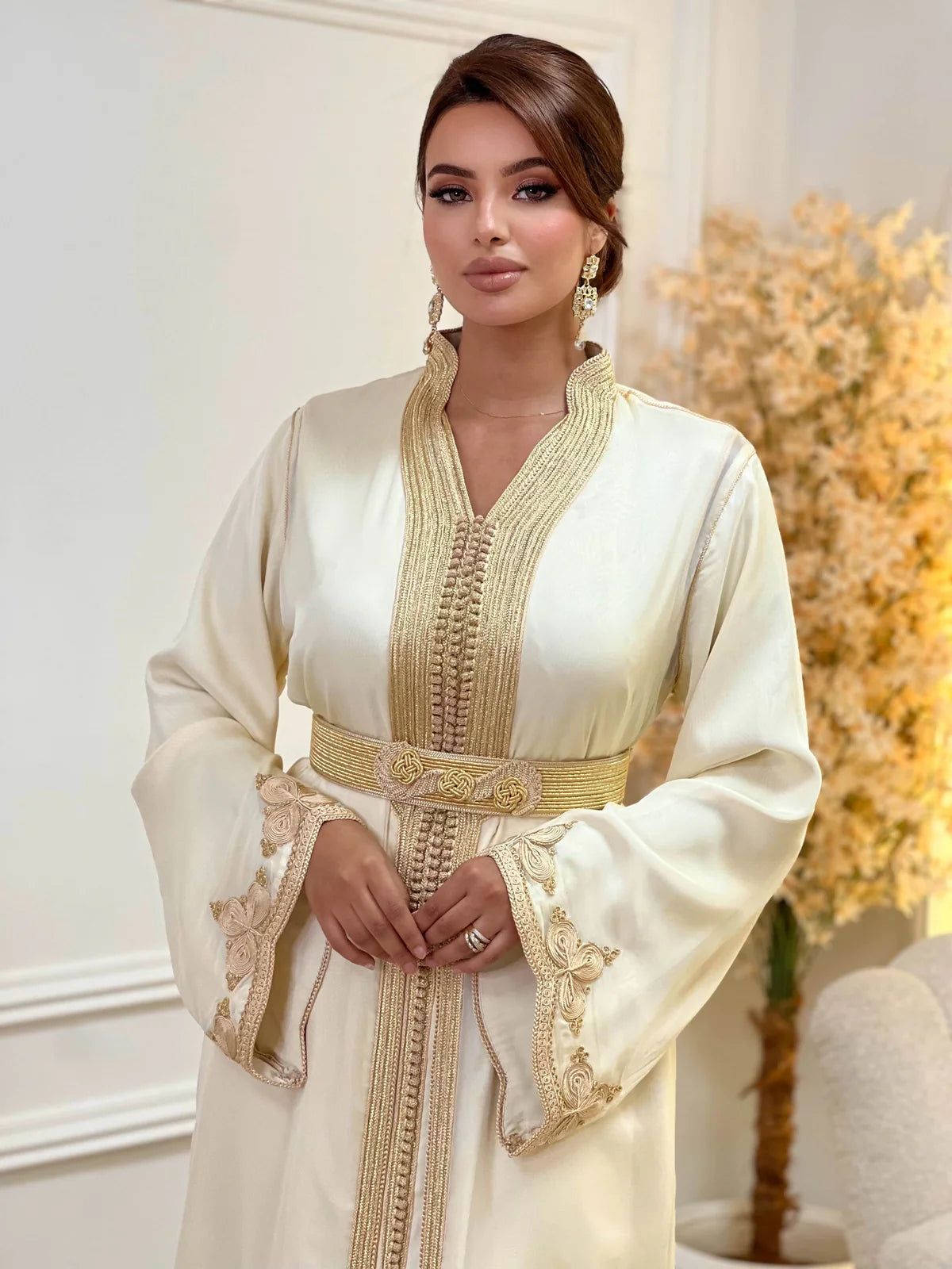 تكشيطة سميرة بيج – فستان مغربي احتفالي من قطعتين – صورة المنتج 7